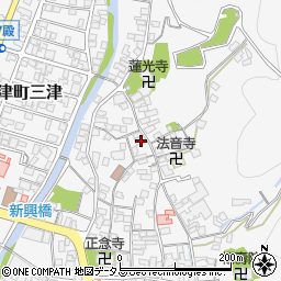 広島県東広島市安芸津町三津3607周辺の地図