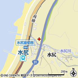 広島県安芸郡坂町水尻周辺の地図