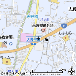 香川県さぬき市志度1887-1周辺の地図