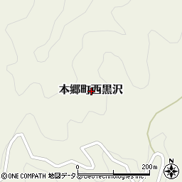 山口県岩国市本郷町西黒沢周辺の地図