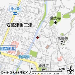 広島県東広島市安芸津町三津4309周辺の地図