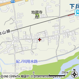 和歌山県橋本市隅田町下兵庫277周辺の地図