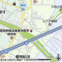 兵庫県南あわじ市榎列松田外周辺の地図