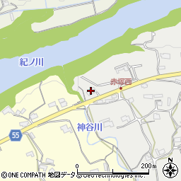 和歌山県橋本市赤塚5周辺の地図