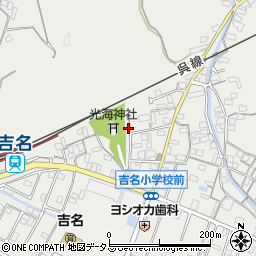 広島県竹原市吉名町27周辺の地図