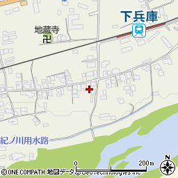 和歌山県橋本市隅田町下兵庫270周辺の地図