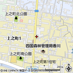 香川県高松市上之町2丁目1-37周辺の地図
