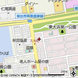 久米町マンション周辺の地図
