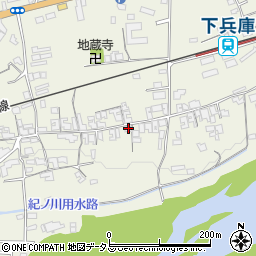 和歌山県橋本市隅田町下兵庫274周辺の地図