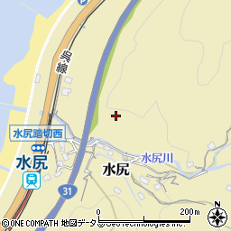 広島県安芸郡坂町上水尻周辺の地図