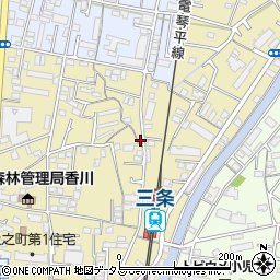香川県高松市上之町2丁目3-19周辺の地図