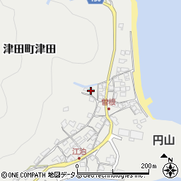 香川県さぬき市津田町津田3714-2周辺の地図