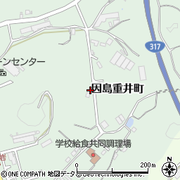 広島県尾道市因島重井町5100-1周辺の地図