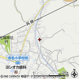 広島県竹原市吉名町306周辺の地図