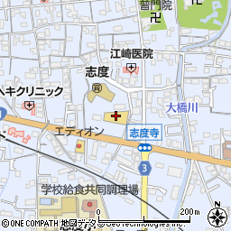 宮脇書店志度店周辺の地図