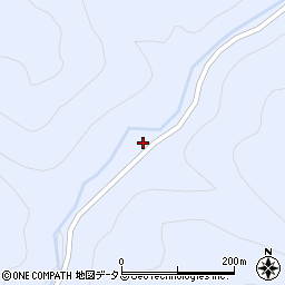 奈良県吉野郡黒滝村粟飯谷108周辺の地図