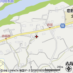 和歌山県橋本市赤塚229周辺の地図