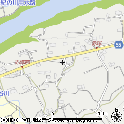 和歌山県橋本市赤塚52周辺の地図
