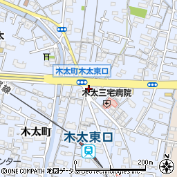 高松石油株式会社　木太町給油所周辺の地図