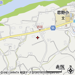 和歌山県橋本市赤塚225周辺の地図