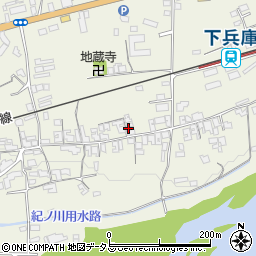 和歌山県橋本市隅田町下兵庫462周辺の地図