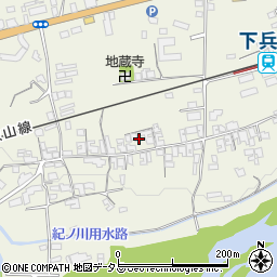 和歌山県橋本市隅田町下兵庫461周辺の地図