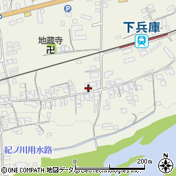 和歌山県橋本市隅田町下兵庫464周辺の地図