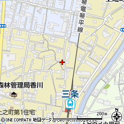 香川県高松市上之町2丁目3-17周辺の地図