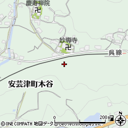 広島県東広島市安芸津町木谷3061周辺の地図