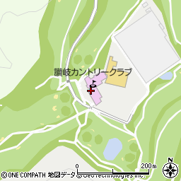 讃岐カントリークラブ周辺の地図