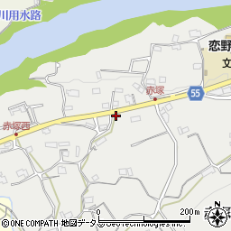 和歌山県橋本市赤塚230周辺の地図