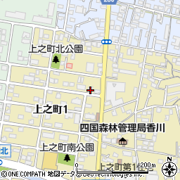 香川県高松市上之町1丁目4-23周辺の地図