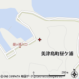 長崎県対馬市美津島町昼ケ浦101周辺の地図