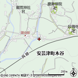 広島県東広島市安芸津町木谷3109周辺の地図