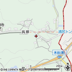 広島県東広島市安芸津町木谷3037周辺の地図