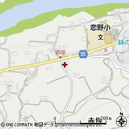 和歌山県橋本市赤塚223周辺の地図