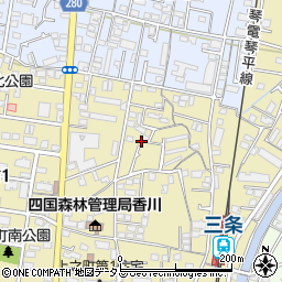 香川県高松市上之町2丁目6周辺の地図