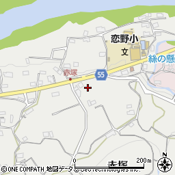 和歌山県橋本市赤塚205周辺の地図