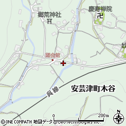 広島県東広島市安芸津町木谷3114周辺の地図