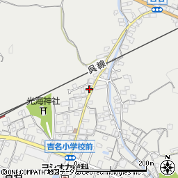 有限会社吉名交通　配車センター周辺の地図