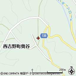 奈良県五條市西吉野町奥谷418周辺の地図