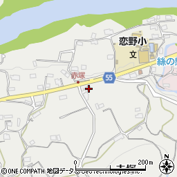 和歌山県橋本市赤塚208周辺の地図