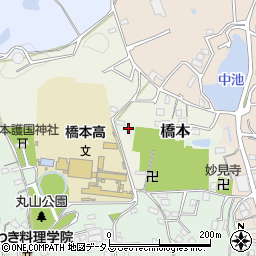 和歌山県橋本市古佐田周辺の地図