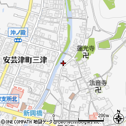 広島県東広島市安芸津町三津4312-1周辺の地図