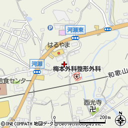 和歌山県橋本市隅田町河瀬375周辺の地図