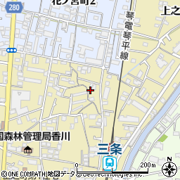 香川県高松市上之町2丁目3周辺の地図
