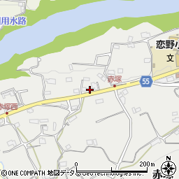 和歌山県橋本市赤塚231周辺の地図