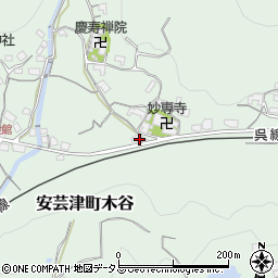 広島県東広島市安芸津町木谷3063周辺の地図