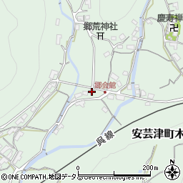 広島県東広島市安芸津町木谷1277周辺の地図