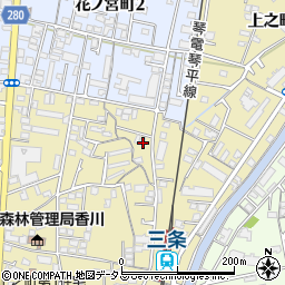 香川県高松市上之町2丁目3-11周辺の地図